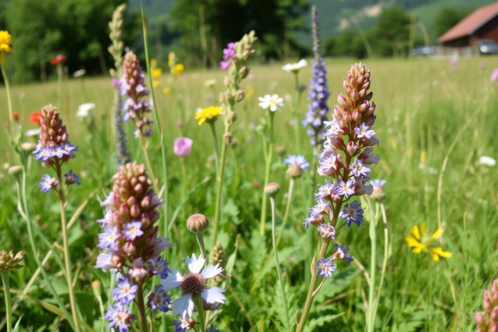 Ein Bild von Wildkräutern im Allgäu Ein Bild von Wildkräutern im Allgäu