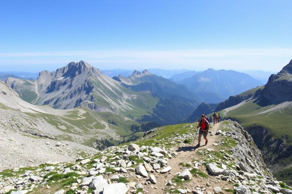 Eine anspruchsvolle Bergtour in den Allgäuer Alpen Eine anspruchsvolle Bergtour in den Allgäuer Alpen