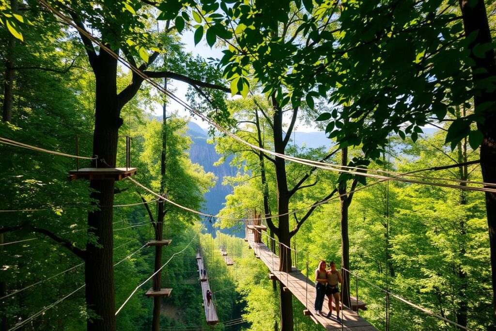Waldseilgarten Höllschlucht